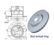 40206-40F01 40206-40F02 Front Brake Disc Rotor NISSAN 200 SX