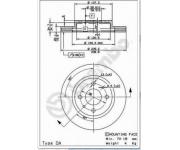 Front  Brake Disc 2110-3501070 LADA 110 111 112