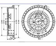 Rear Brake Drum 2101-3502070 LADA TOSCANA