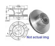 AMPB889 MBR1832 Front Brake Disc Rotor DAF 45