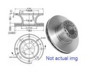 4041428 23-0702 Brake Disc Rotor FORD TRANSIT