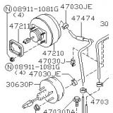 30630WJ000 CLUTCH BOOSTER NISSAN CIVILIAN