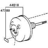 44610-26610 BRAKE BOOSTER TOYOTA REGIUS/TOURING HIACE