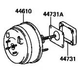 44610-30400 44610-30570 44610-30520 44610-30470 BRAKE BOOSTER TOYOTA CROWN