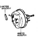 44610-35240 44610-3D050 BRAKE BOOSTER TOYOTA STOUT