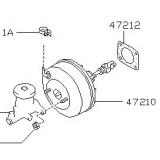 47210-23G10 47210-23G00 47210-39G01 BRAKE MASTERVAC NISSAN NISSAN TRUCK