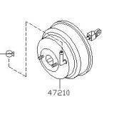 864-01452 47210-3W410 47210-1W700  BRAKE BOOSTER NISSAN/INFINITI QX4