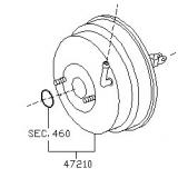 47210-EH125 BRAKE BOOSTER NISSAN/INFINITI M35/45