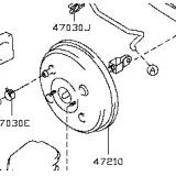 D7210-ED305 D7210-ED307 BRAKE BOOSTER NISSAN GRAND LIVINA VT