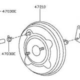 D7210-EY02C BRAKE BOOSTER NISSAN G35/37/25 SEDAN