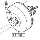 GB2L-43-800 GB2S-43-800 BRAKE BOOSTER Mazda MAZDA 626 WAGON