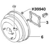 0K9EA43800  0K9EB43800 BRAKE SERVO KIA CLARUS