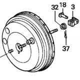 46400-SM4-951 POWER BOOSTER HONDA ACCORD COUPE 1992