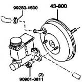 BC5F-43-800A VACUUM POWER BOOSTER MAZDA 323 1994
