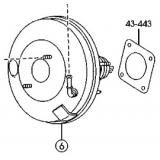 BNYR-43-80ZA  BNYR-43-80ZB  BPYL-43-80ZC POWER BOOSTER MAZDA 3 2003