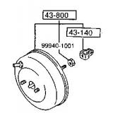 GA5R-43-800A  GA5T-43-800A  GA5V-43-800A POWER BOOSTER MAZDA 626 1994