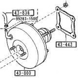 GJ83-43-800A GJ83-43-800B VACUUM POWER BOOSTER MAZDA 626 1989