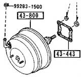 LA01-43-800A  LA83-43-800 VACUUM POWER BOOSTER MAZDA MPV 1989