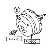 LB82-43-800  LC15-43-800A VACUUM POWER BOOSTER MAZDA MPV 1995