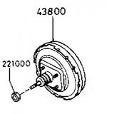 W047-43-800 BRAKE SERVO MAZDA T3500 1984