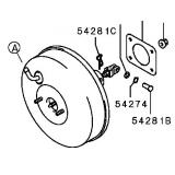 Power booster 4630A047 MR527037 MR977016 MITSUBISHI LANCER  09.2000-