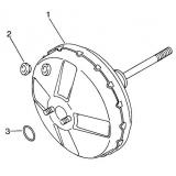 Brake servo 183612107 VOLKSWAGEN MOD.181 / ILTIS  1986-