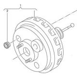 Brake servo 7E0612105A 7E0612105B VOLKSWAGEN TRANSPORTER  2010-