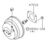 Brake booster 47210-2Y900 INFINITI I30/I35 1999-2004