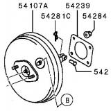 Brake servo 4630A045   MITSUBISHI COLT / COLT PLUS  06.2003-