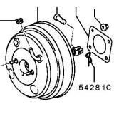 Brake servo MN116488  MITSUBISHI GRANDIS  11.2004-10.2008