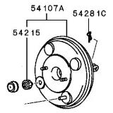 Brake servo 4630A036 4630A164 4630A300 MITSUBISHI I   10.2006-.