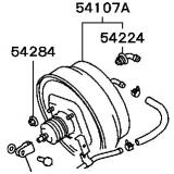 Brake servo MB407044  MITSUBISHI L300  09.1986-.