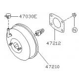 Power booster 47210-4M512 47210-4M515 47210-4M565 NISSAN ALMERA JPN MAKE 2000-2001