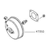 Brake servo / booster 47210-3TA0A NISSAN ALTIMA 2001-2006
