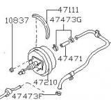 Brake servo / booster 47210-T6000 47210-12T00 47210-25T00 NISSAN CABSTAR 1982-1992