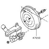 Power booster D7210-1FC1A D7210-1FC1A NISSAN CUBE 2009-