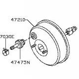 Power booster 47210-1KA0A NISSAN JUKE NMUK MADE 2010-