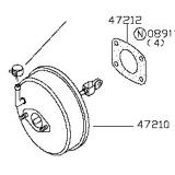 Power booster 47210-7Y000 NISSAN MAXIMA 2003-2008