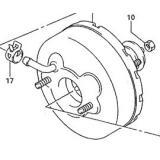 Brake booster / servo 51300-70F10 SUZUKI ALTO SH410