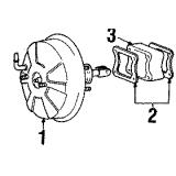 2000 - Hyundai Tiburon 59110-27001 Brake booster( servo )