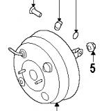 2012 - Hyundai Santa Fe 59110-1U000 Brake booster( servo )