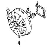 2000 - 2002 Hyundai Accent 59110-25010 Brake booster( servo )