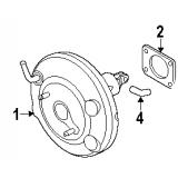 2013 - Hyundai Accent 59110-1R000 Brake booster( servo )