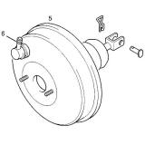 OPEL AGILA-A 2000-2008 BRAKE SERVO ASSY  4702991