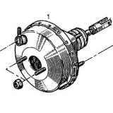 OPEL ARENA 1997-2001 BRAKE SERVO ASSY 25D - 4400023