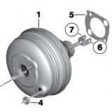 BMW 7' F04 sedan Hybrid 7L (USA)  Power brake servo 34336790456