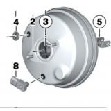 BMW X3 F25 SAV X3 28iX N20 (Russia)  Power brake servo 34336797469 34336797470