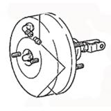 JKC 814-03200  814-03202 Master VAC / Brake booster / Servo freno MITSUBISHI PAJERO 04.1982-12.1990