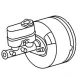 Power brake booster 15237761 Chevrolet Corvette 2006-