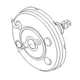 Brake booster/master vac 591102T300 591102T200 Hyundai OPTIMA 11 2010-